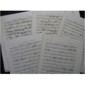 KUHLAU Frédéric Quintette op 51 No 3 Flûte Violon Alto Violoncelle ca1830