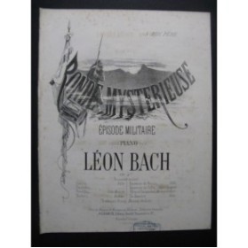 BACH Léon Ronde Mystérieuse Piano XIXe siècle