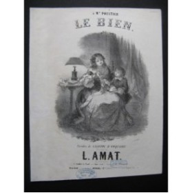 AMAT Léopold Le Bien Chant Piano ca1860