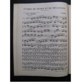 KLOSÉ H. Etudes de Genre et de Mécanisme Clarinette 1949
