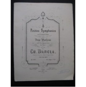 DANCLA Charles Petite Symphonie No 2 Piano 2 Violons ca1870