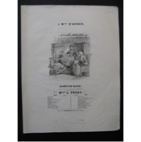 PUGET Loïsa Le Rêve de Marie Chant Piano ca1840