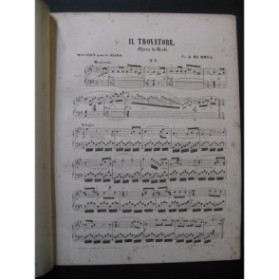 RUMMEL J. Il Trovatore Piano ca1860