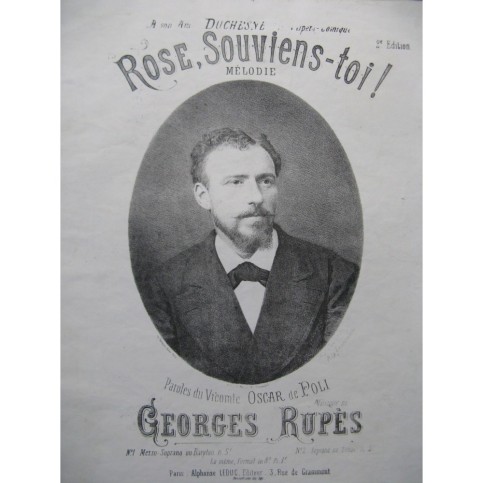 RUPÈS Georges Rose