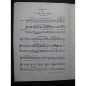 RESPIGHI Ottorino L'udir tavolta Chant Piano 1967