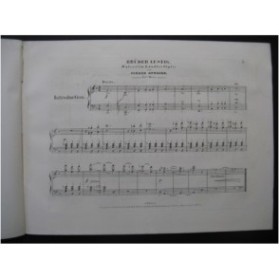 STRAUSS Johann Brüder Lustig Piano ca1845