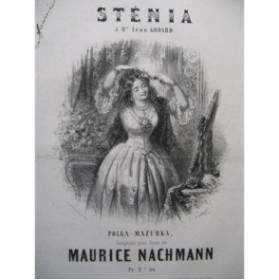 NACHMANN Maurice Stenia Piano ca1850