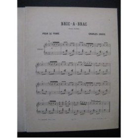 COOTE Charles Bric à Brac Piano ca1880