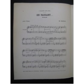 GAUWIN Adolphe En Passant Piano