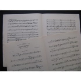 MASSIS Amable Impromptu Trombone Piano 1949