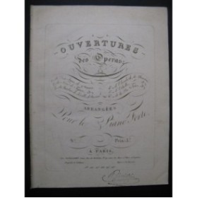 ROSSINI G. Othello Ouverture Piano ca1820