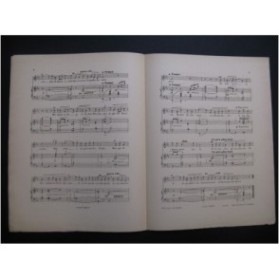 VIDAL Paul Les Baisers Chant Piano ca1890