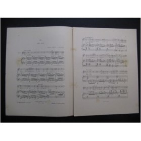 HÜE Georges Les Lys Chant Piano 1906