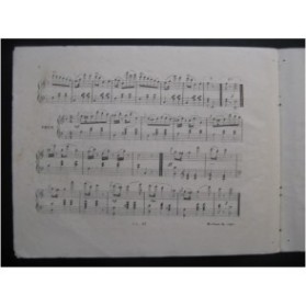 STRAUSS Les Camélias Piano ca1850