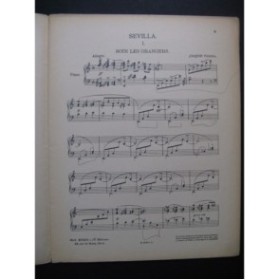 TURINA Joaquin Sevilla Suite Pittoresque Piano ca1925
