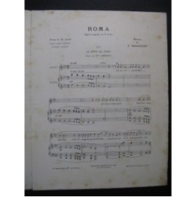 MASSENET Jules Roma Opéra No 1 Chant Piano 1912