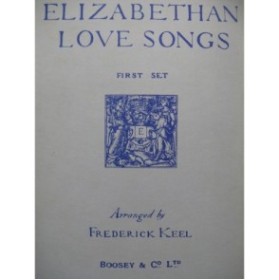 Elisabeth Love Songs Pièces XVIe XVIIe siècle Chant Piano