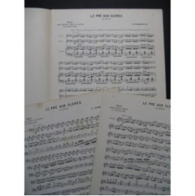 DOMERGUE Eugène Le Pré aux Clercs Hérold Piano Violon Violoncelle ca1910