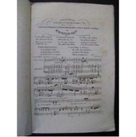 BERTOROTTI Marcellino Album Filarmonico No 1 Chant Piano ca1830