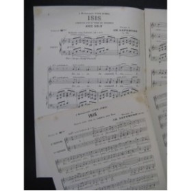 LEFEBVRE Charles Isis op 86 Choeur voix de Femmes Piano ca1894