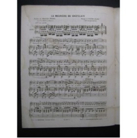 MASSÉ Victor La Meunière du Châtelain Chant Piano ca1845