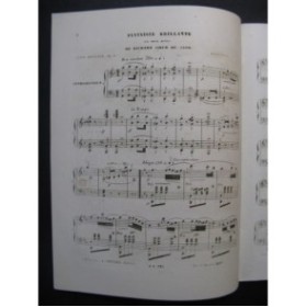 ROSELLEN Henri Fantaisie Brillante Piano ca1850