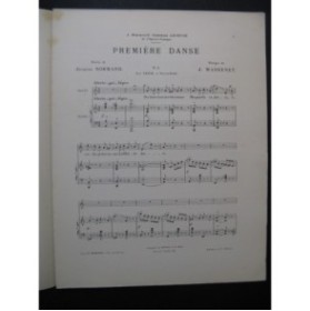MASSENET Jules Première Danse Chant Piano 1899