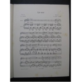 SAINT SAËNS Camille Là Bas Chant Piano 1892