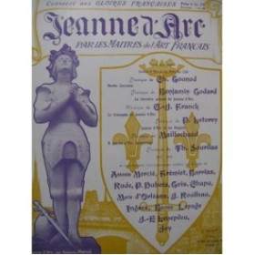 Jeanne d'Arc par les Maîtres de l'Art Français Chant Piano 1909