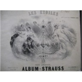 STRAUSS Les Étoiles Piano ca1850