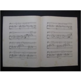 MORET Ernest Les Oiseaux Chant Piano 1913