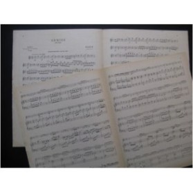 GLUCK C. W. Armide Chaconne Saxophone Piano 1937