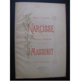 MASSENET Jules Narcisse Chant Piano 1879