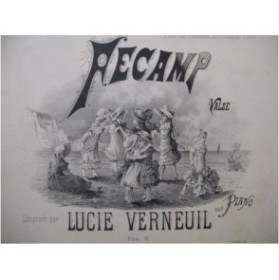 VERNEUIL Lucie Fécamp Piano ca1850