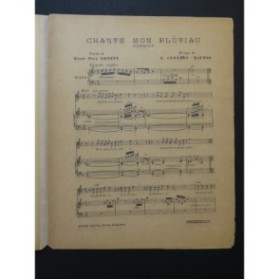 CLOËREC-MAUPAS E. Chante mon Flôtiau Chant Piano 1923