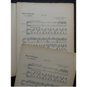 DEBUSSY Claude Nocturnes No 2 Fêtes 2 Pianos 4 mains ca1930