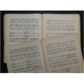 DEBUSSY Claude Nocturnes No 2 Fêtes 2 Pianos 4 mains ca1930