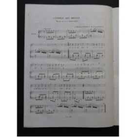 BOULANGER C. A. L'étoile qui brille Chant Piano ca1840
