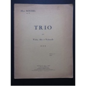 ROUSSEL Albert Trio op 58 Violon Alto Violoncelle 1966