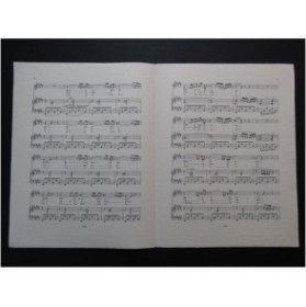 RIMSKY-KORSAKOFF N. Chanson Indoue Piano Chant 1914