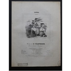 CLAPISSON Louis Espère Chant Piano ca1830