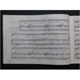 PACINI Giovanni Duetto Ah Se del Caro Principe Chant Clavecin 1821