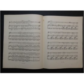 DUBOIS Théodore Au jardin d'amour Chant Piano 1904