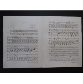 ALBANO Gaston Le Myosotis Chant Piano ca1870