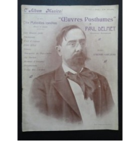 DELMET Paul Oeuvres Posthumes 10 Pièces Chant Piano 1906