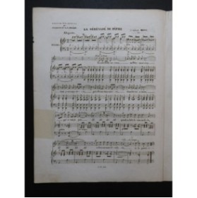 PUGET Loïsa La sérénade du pâtre Chant Piano ca1830