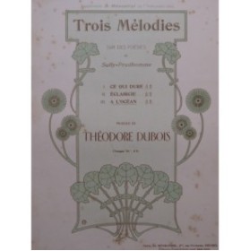 DUBOIS Théodore L'Océan Chant Piano 1902