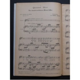 SCHUMANN Robert Les Amours du Poète Chant Piano 1952