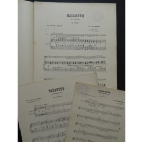 GOUNOD Charles Nazareth Violon Piano Orgue XIXe
