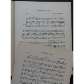 SCHVARTZ Émile Chanson gaie Violon Piano